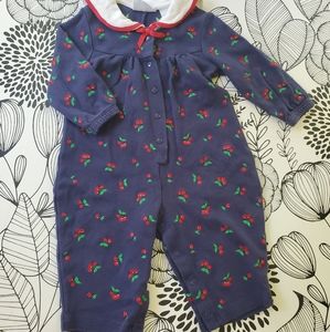 Vintage embroidered romper